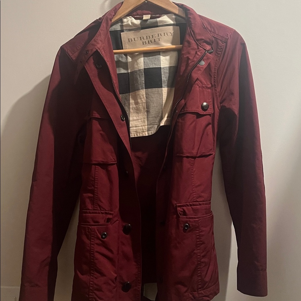 Burberry Brit Deep Red Jacket - image 1